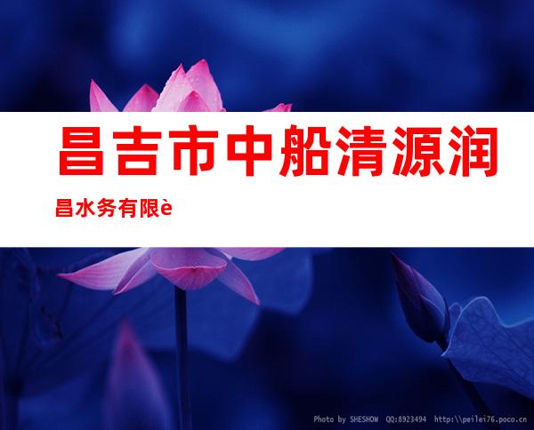 昌吉市中船清源润昌水务有限责任公司
